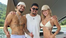 Zé Felipe, Virginia e João Victor