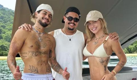 Zé Felipe, Virginia e João Victor