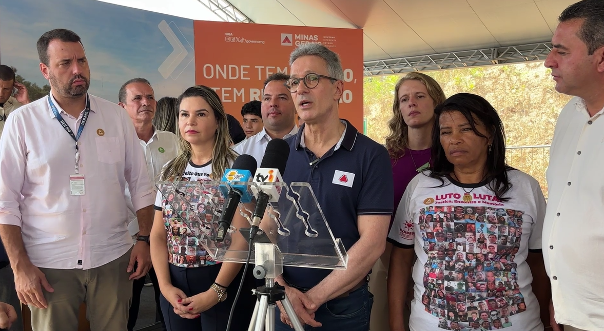 Zema, sobre acordo de reparação de Mariana: ‘terá um valor maior que Brumadinho’