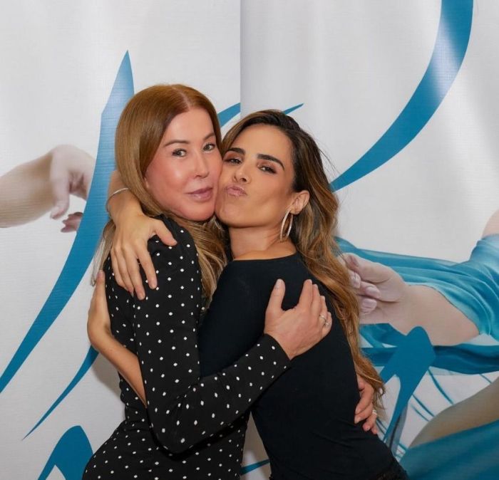 Zilu Camargo e a filha cantora e agora ex-BBB, Wanessa Camargo.