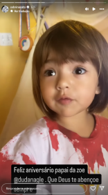Zoe é filha de Sabrina Sato e Duda Nagle