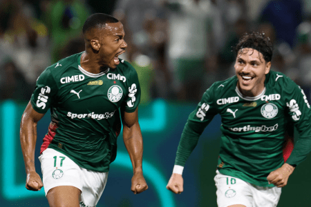 Marlon Freitas e Maurício em Palmeiras x Grêmio