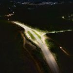 Concessionária liga iluminação em trevo de Poços de Caldas