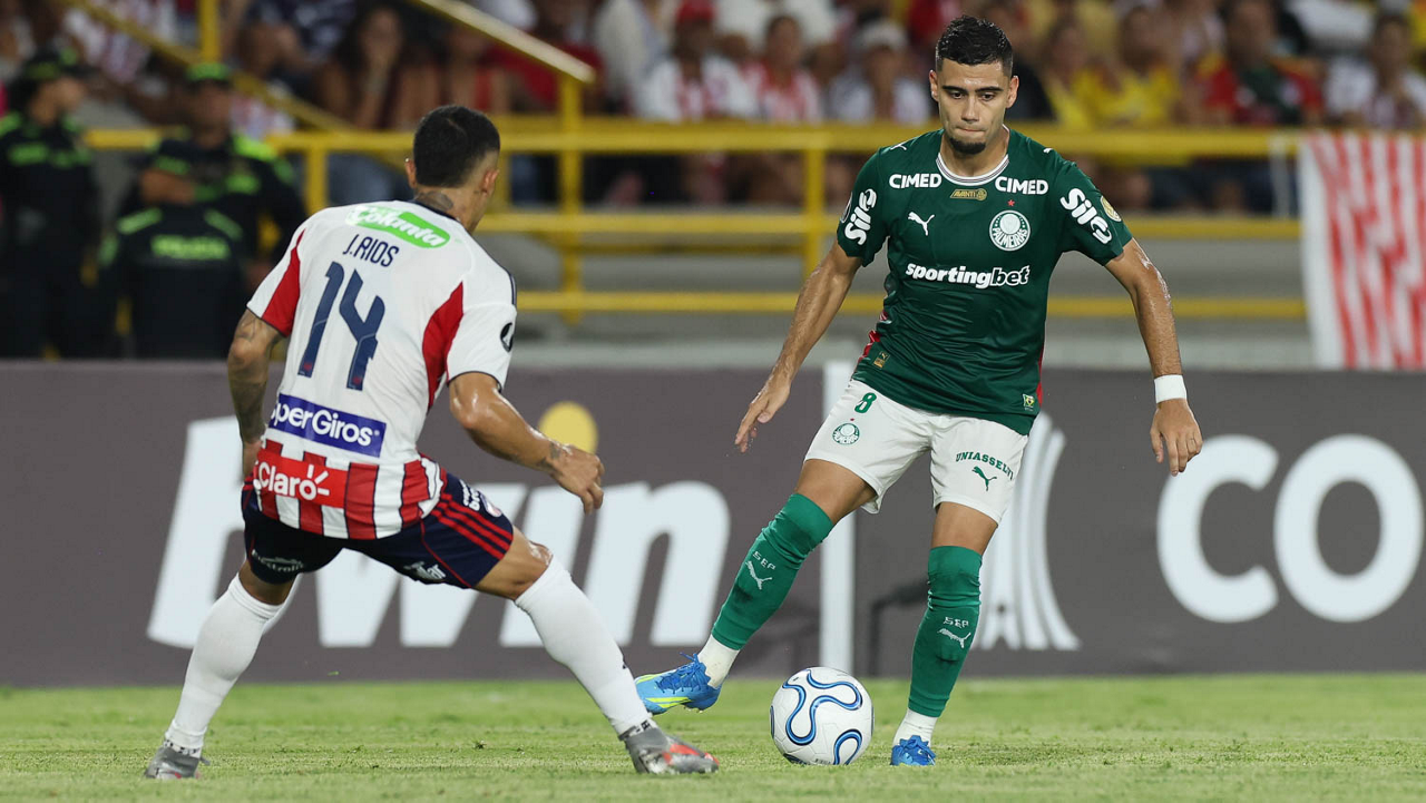 Quanto o Palmeiras deixou de ganhar após empate com Junior na Libertadores