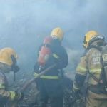 Incêndio destrói loja de rede de supermercados em Pouso Alegre