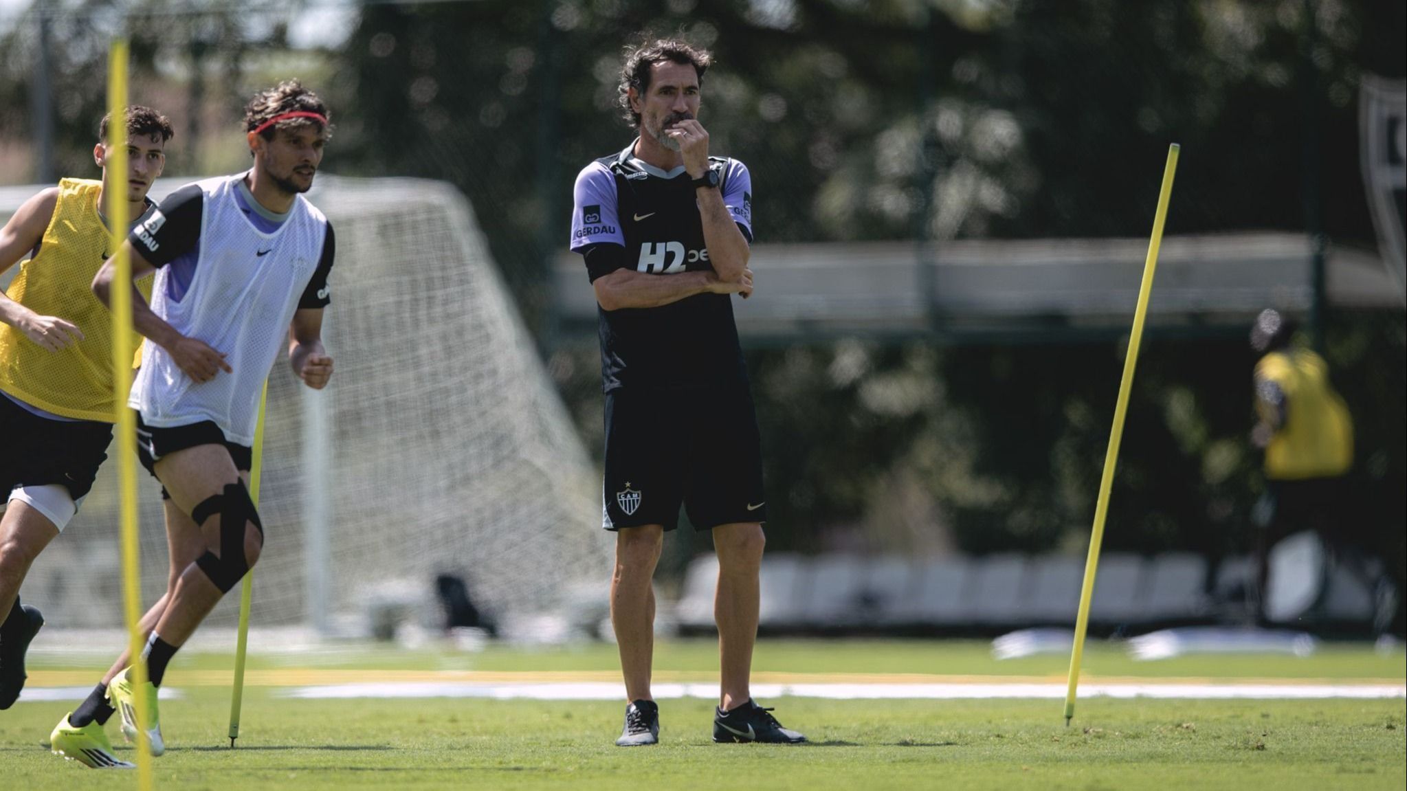 Escalação do Atlético: 'Barba' tem titular suspenso para duelo com Flamengo