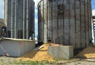 Silo de soja é atingido por incêndio em Boa Esperança