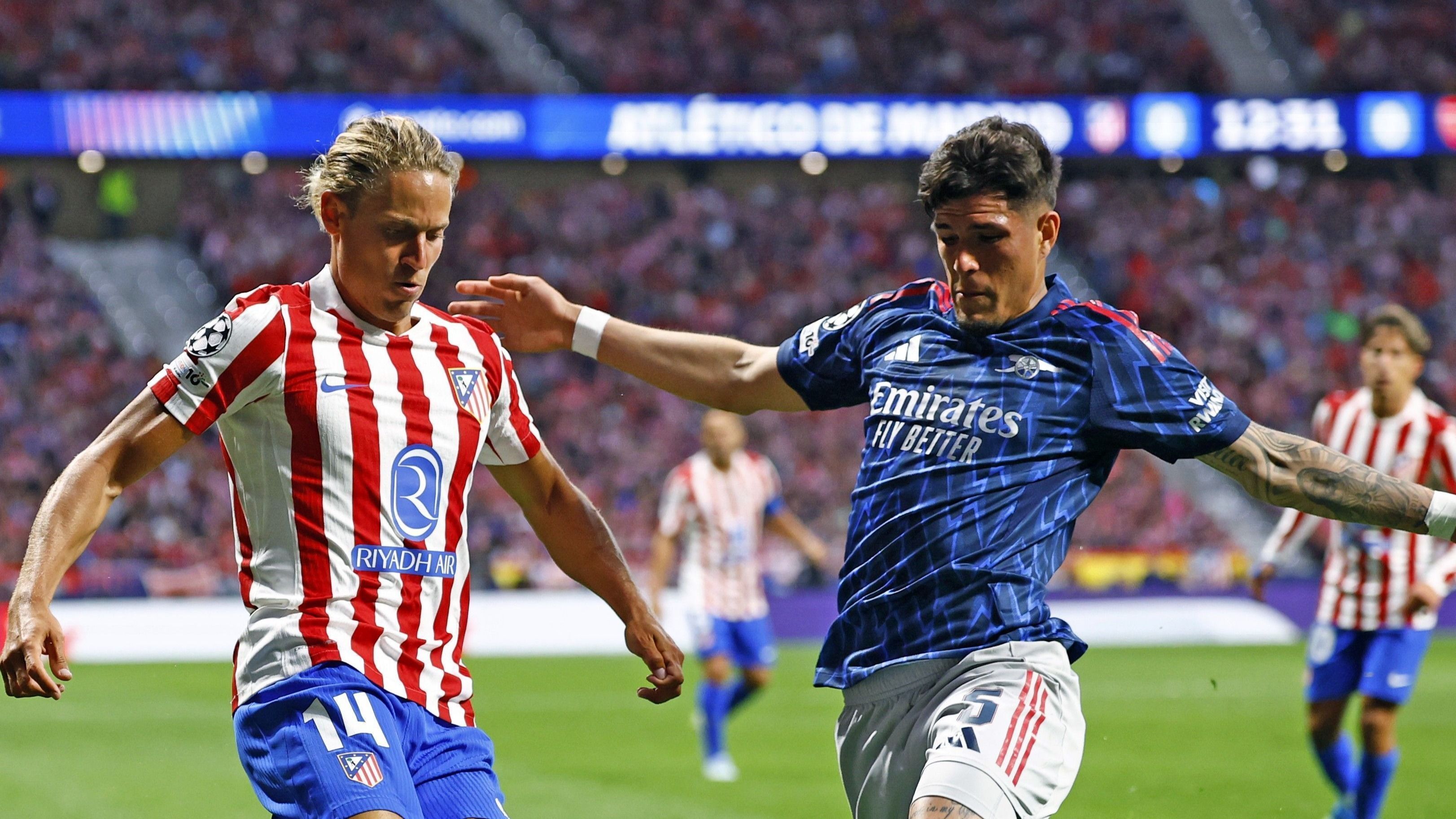 Champions League: Atlético de Madrid e Arsenal empatam, e decisão por vaga fica em aberto