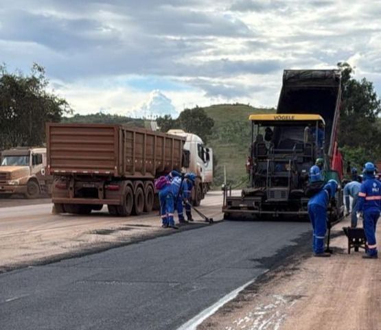 BR-040 tem obras que afetam trânsito para Ouro Preto e Mariana