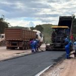 BR-040 tem obras que afetam trânsito para Ouro Preto e Mariana