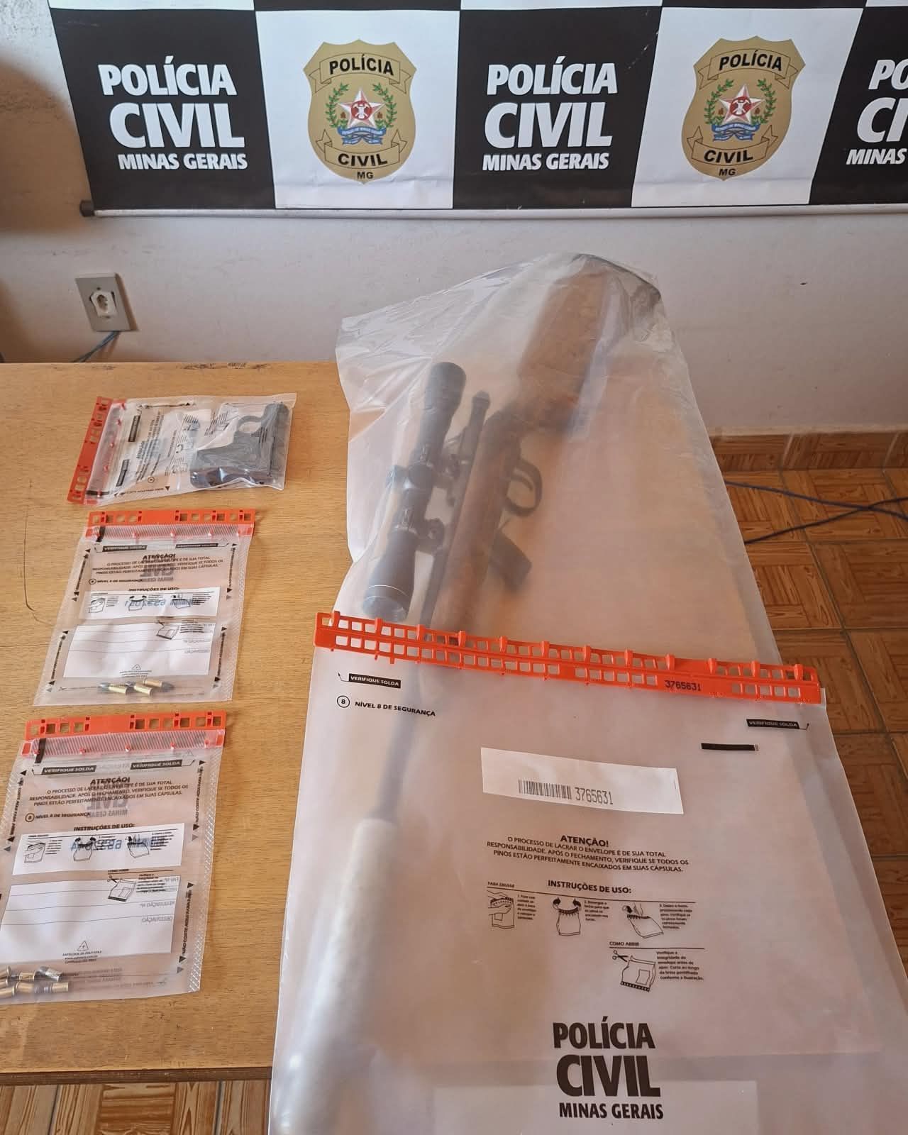 Polícia apreende armas após ameaças em Poço Fundo