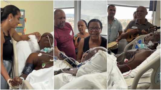Alcivander teve roda de samba em hospital dias antes de morrer