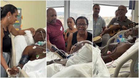 Alcivander teve roda de samba em hospital dias antes de morrer