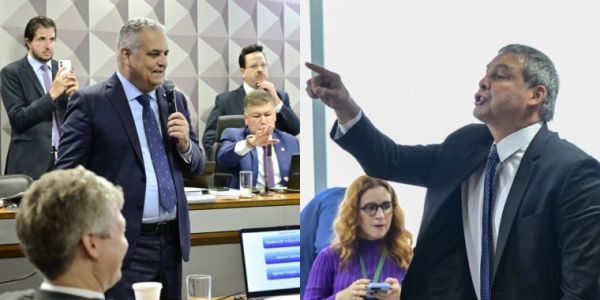 Os deputados Alfredo Gaspar (PL-AL) e Lindbergh Farias (PT-RJ)