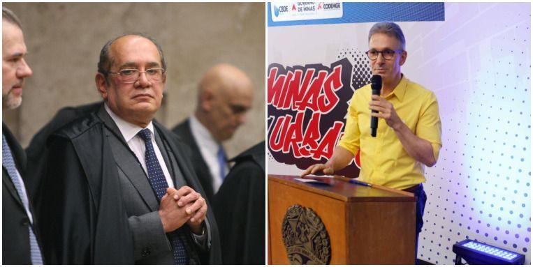 Gilmar Mendes pede inclusão de Zema no inquérito das 'fake news' após críticas ao STF