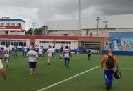 Torcedores do Fortaleza invadem CT do clube e mostram apoio ao capitão Brítez