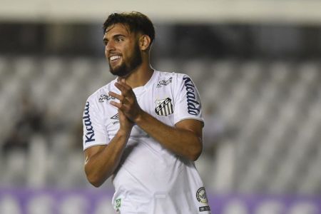 Yuri Alberto nos tempos de Santos