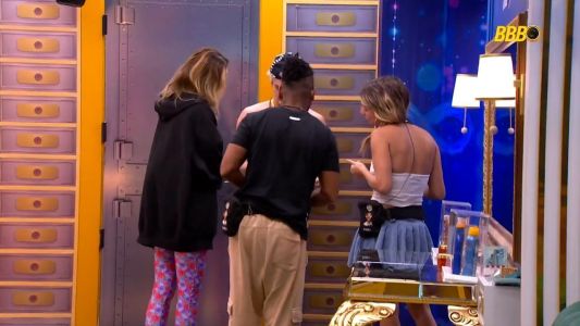 Participantes do BBB 26 se surpreendem com dinâmica • Reprodução/Globoplay
