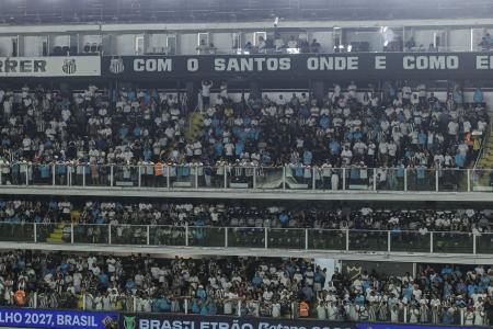 Torcida do Santos na Vila Belmiro