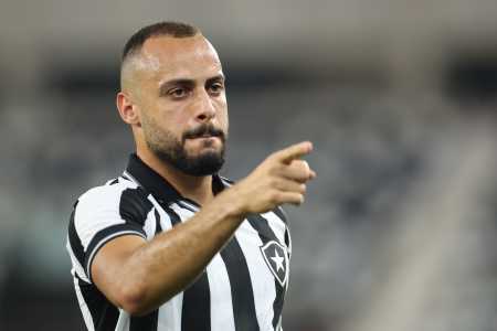 Botafogo x Mirassol: Arthur Cabral comemora no Nilton Santos • Vitor Silva / Botafogo