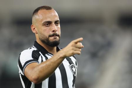 Botafogo x Mirassol: Arthur Cabral comemora no Nilton Santos • Vitor Silva / Botafogo