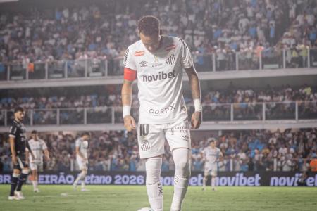 Neymar, meia-atacante do Santos