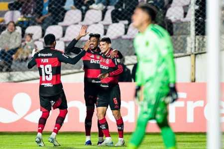Cusco x Flamengo: Plata, Bruno Henrique e Ayrton Lucas vibram com vitória pela Libertadores