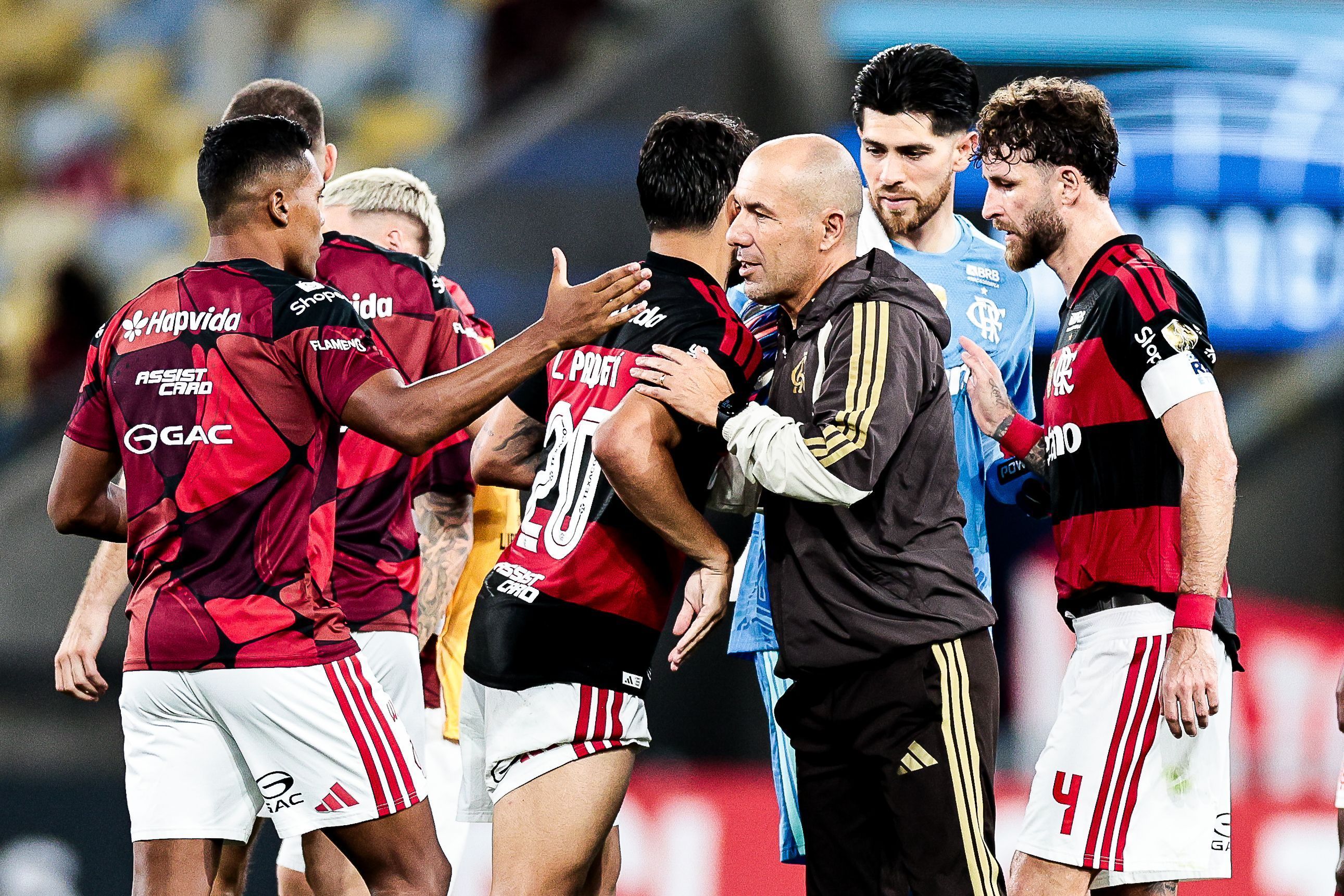 Jardim volta a exaltar elenco do Flamengo após goleada na Libertadores