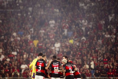 Torcida do Flamengo presente em jogo no Maracanã