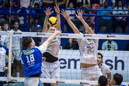 Jogo entre Sada Cruzeiro e Itambé Minas na Superliga Masculina
