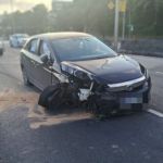 Motorista é detido após dirigir bêbado e bater carro na Av. Nossa Senhora do Carmo, em BH