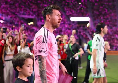 Lionel Messi no NU Stadium, novo estádio do Inter Miami
