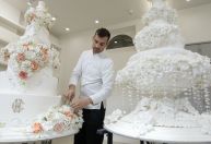 Conheça o seleto mundo dos bolos de casamento superluxuosos