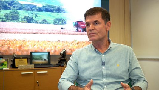 Antônio de Salvo, presidente do Sistema FAEMG SENAR e vice-presidente da Confederação da Agricultura e Pecuária do Brasil (CNA) • Reprodução Itatiaia