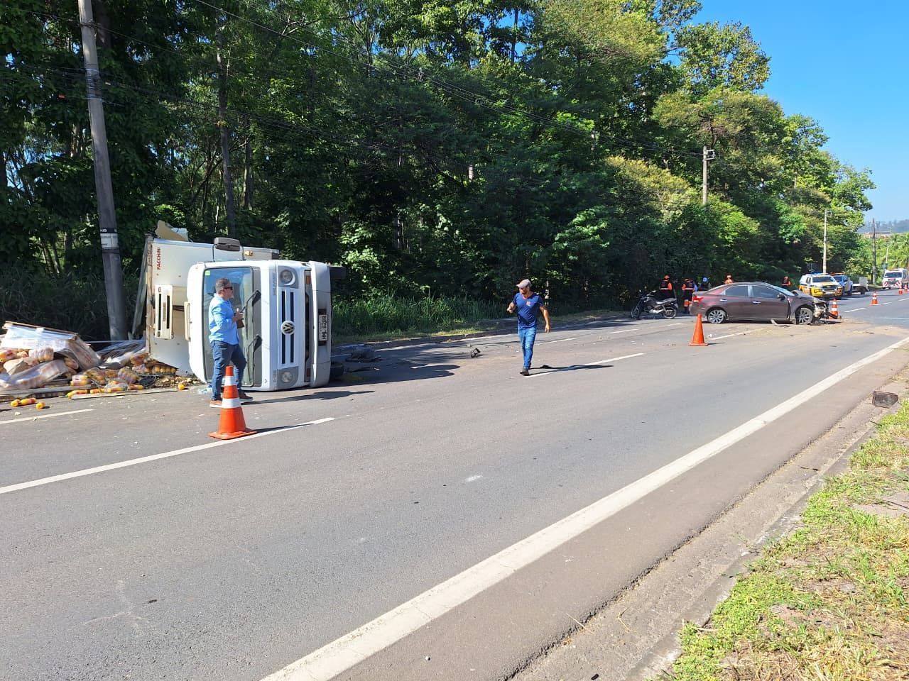Acidentes deixam o trânsito complicado nesta segunda-feira na BR 381 em Ipatinga