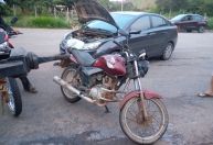 Dois acidentes deixam motociclstas feridos na MG 232 em Santana do Paraíso e Joanésia