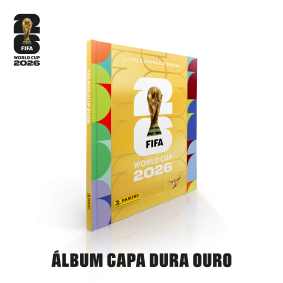 Álbum da Copa do Mundo versão 'Capa Dura Ouro'