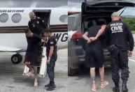 Vídeo: Patrick Caos, traficante mineiro preso no Paraguai, é transferido para BH