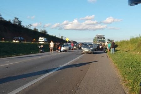 Motociclista morre em acidente na BR-040 em Contagem, na Grande BH