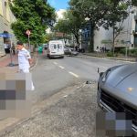 Vídeo: motorista de Porsche atinge motociclista de app no Centro-Sul de BH