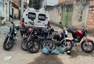PM recupera 4 motos furtadas e prende 4 suspeitos da mesma família em BH