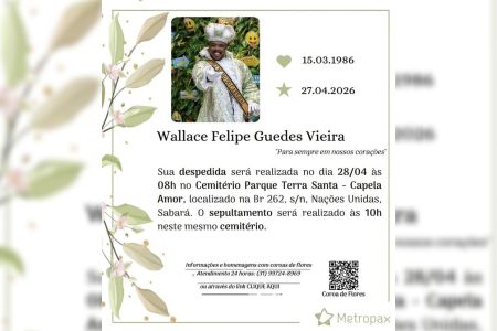 Velório de Wallace Guedes, Rei Momo de BH, será realizado nesta terça-feira (28) • Reprodução/ Redes sociais