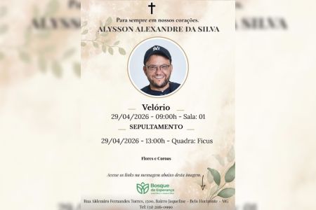 Alysson da Silva, dono do Bar do Dedinho, será sepultado nesta quarta-feira (29) em BH • Reprodução/ Redes sociais