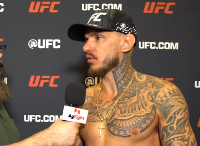Renato Moicano em entrevista pós a vitória contra Duncan no UFC
