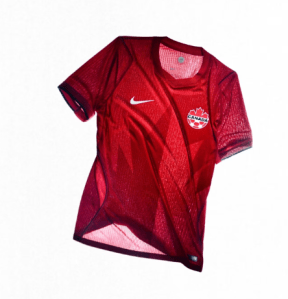 Primeiro uniforme do Canadá na Copa de 2026 • Divulgação/Nike
