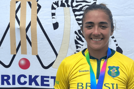 Laura Cardoso, atleta brasileira de críquete