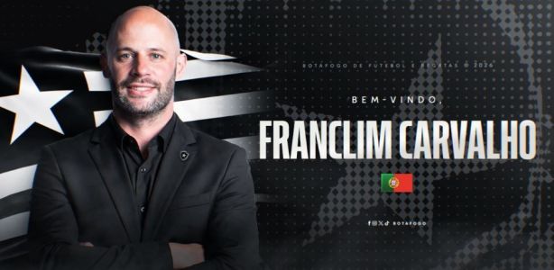 Franclim Carvalho foi anunciado como técnico do Botafogo
