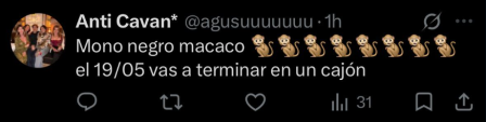 Matheus Pereira foi alvo de ofensas racistas e ameaças de argentinos nas redes sociais • Reprodução