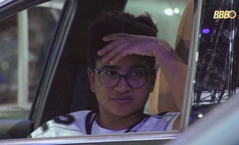 Milena durante a Prova do Finalista