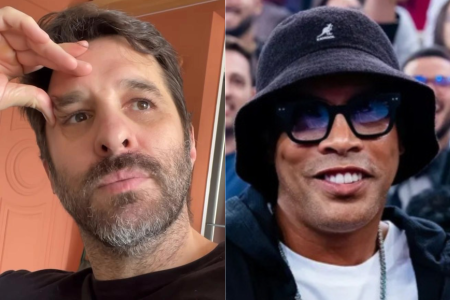 Rafinha Bastos e Ronaldinho Gaúcho